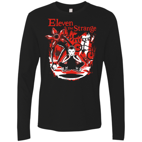 T-Shirts Black / Small Eleven The Strange Men's Premium Long Sleeve