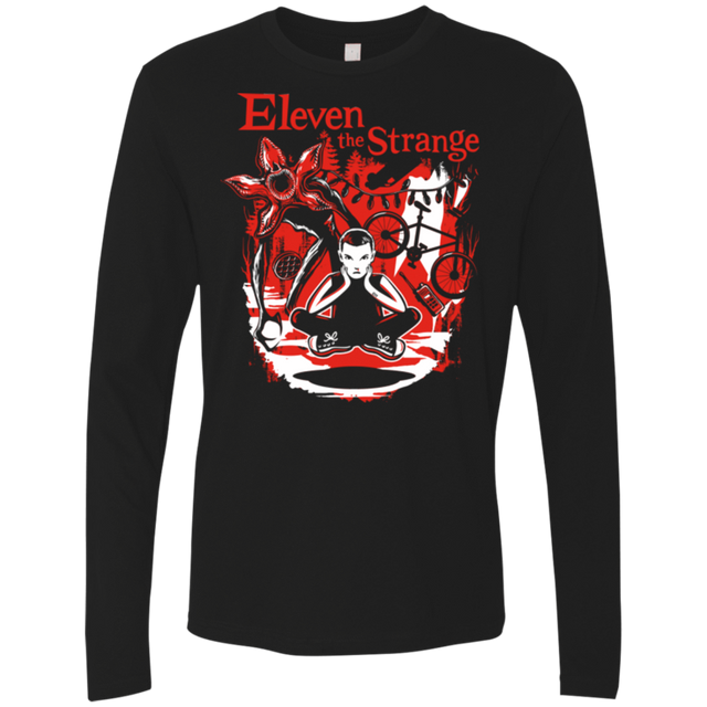 T-Shirts Black / Small Eleven The Strange Men's Premium Long Sleeve