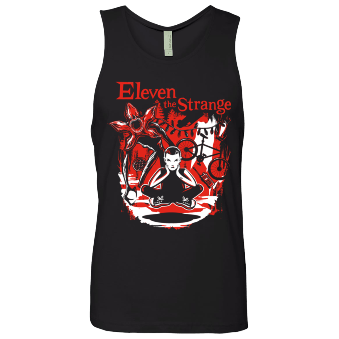 T-Shirts Black / Small Eleven The Strange Men's Premium Tank Top