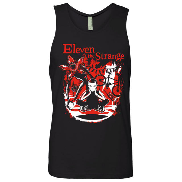 T-Shirts Black / Small Eleven The Strange Men's Premium Tank Top