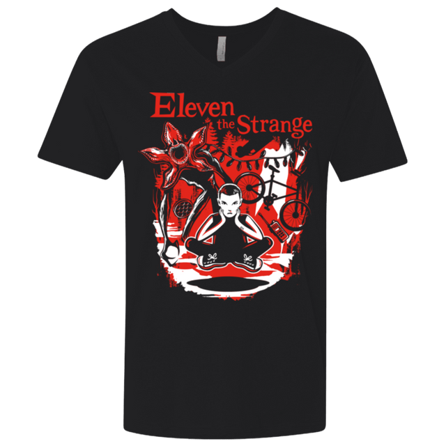 T-Shirts Black / X-Small Eleven The Strange Men's Premium V-Neck
