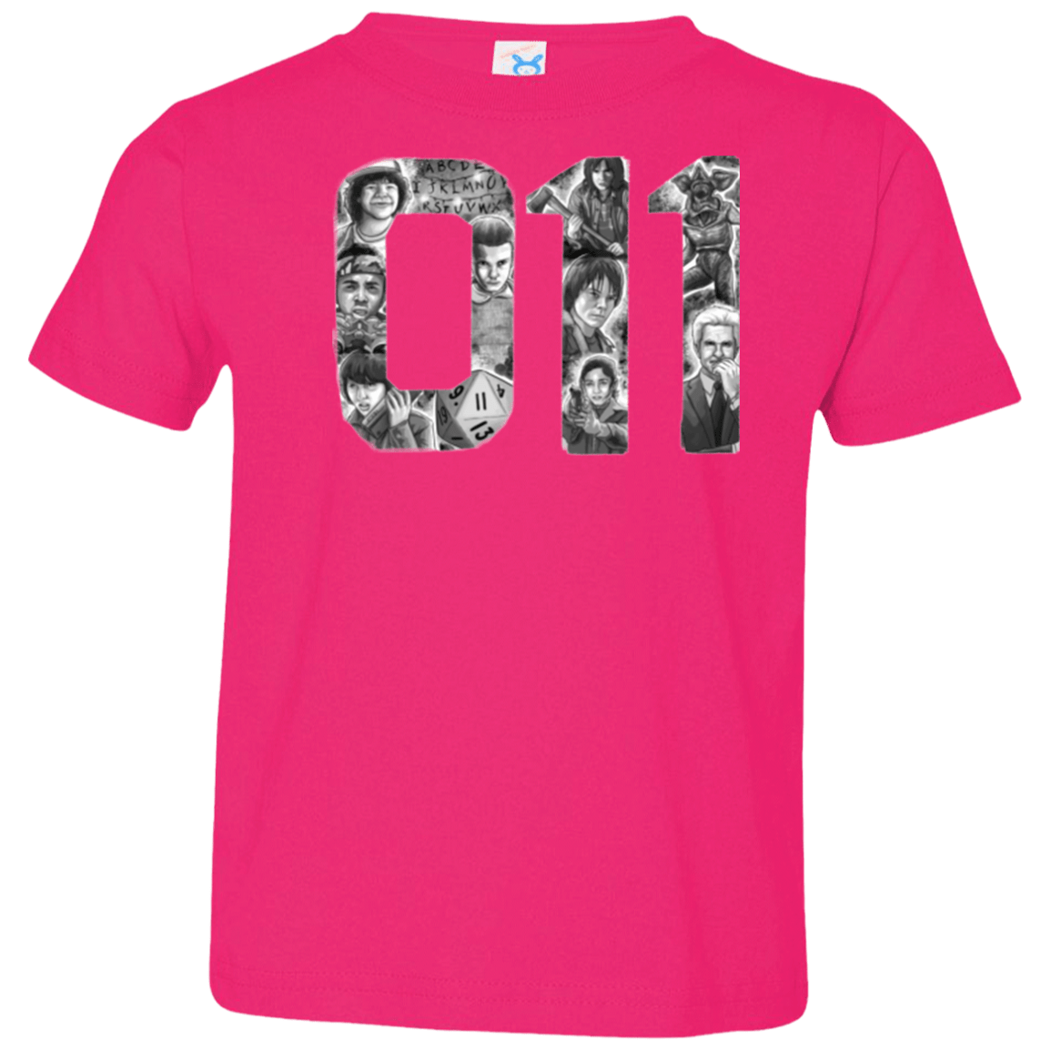 T-Shirts Hot Pink / 2T Eleven Toddler Premium T-Shirt