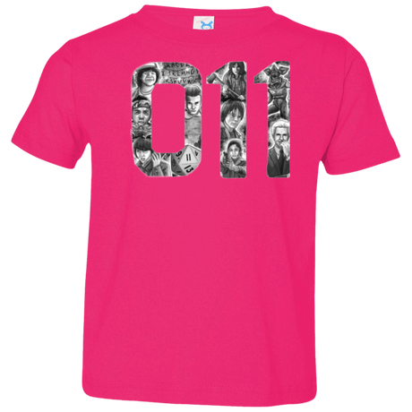 T-Shirts Hot Pink / 2T Eleven Toddler Premium T-Shirt