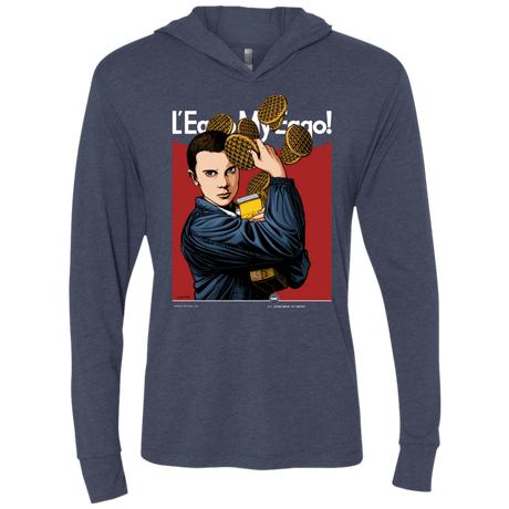 T-Shirts Vintage Navy / X-Small Eleven Triblend Long Sleeve Hoodie Tee