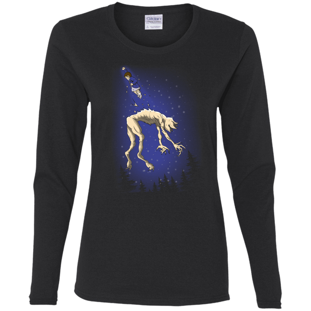 T-Shirts Black / S Eleven vs Demogorgon Women's Long Sleeve T-Shirt