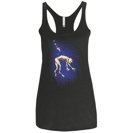 T-Shirts Vintage Black / X-Small Eleven vs Demogorgon Women's Triblend Racerback Tank