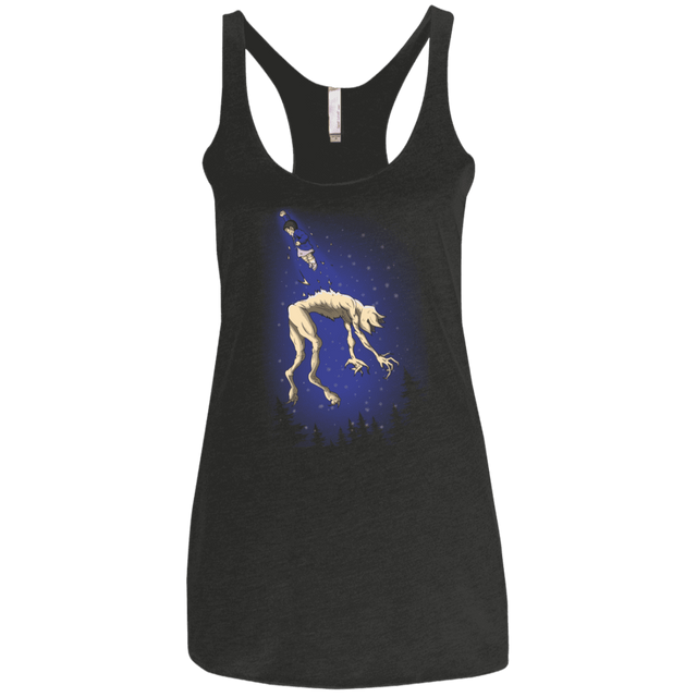 T-Shirts Vintage Black / X-Small Eleven vs Demogorgon Women's Triblend Racerback Tank