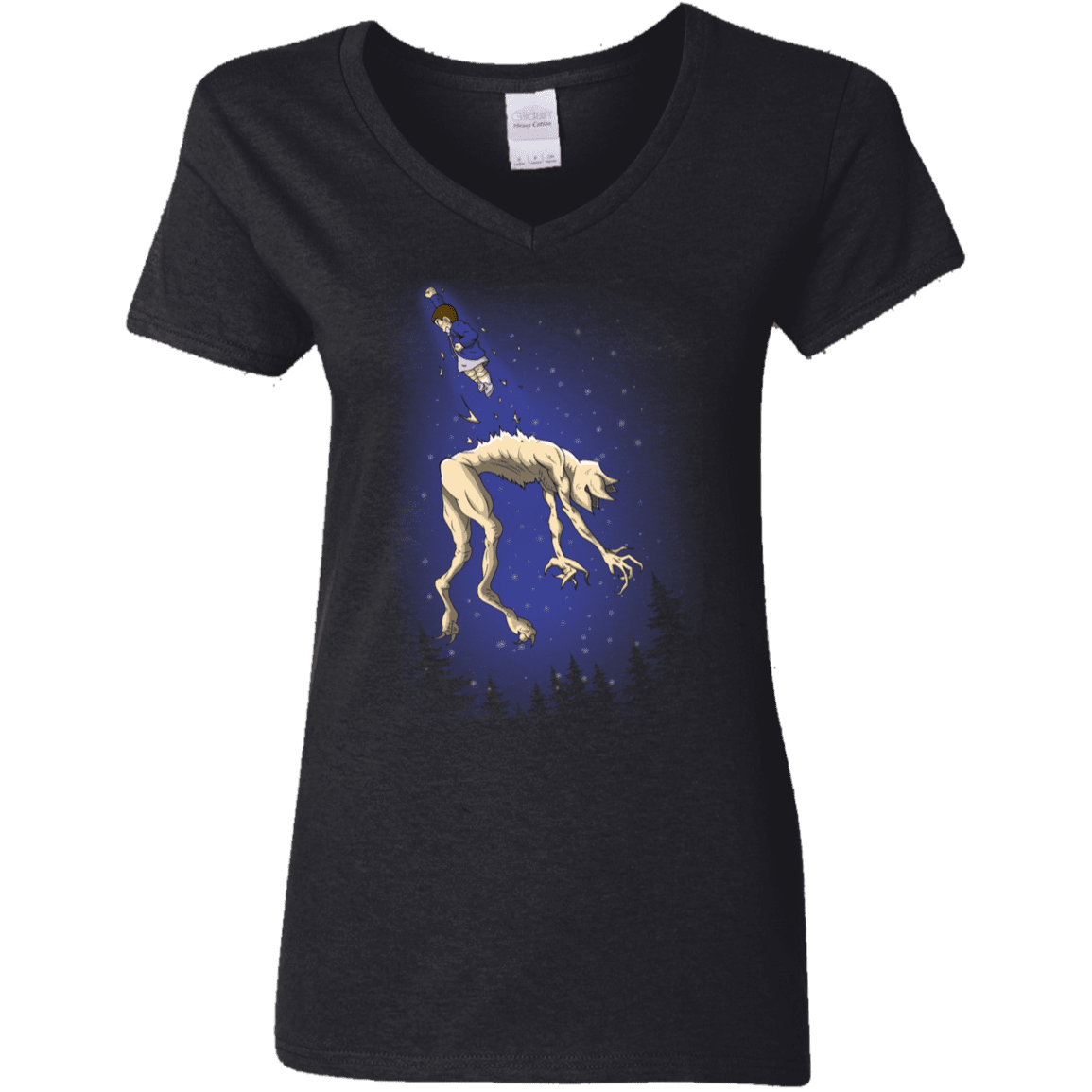 T-Shirts Black / S Eleven vs Demogorgon Women's V-Neck T-Shirt