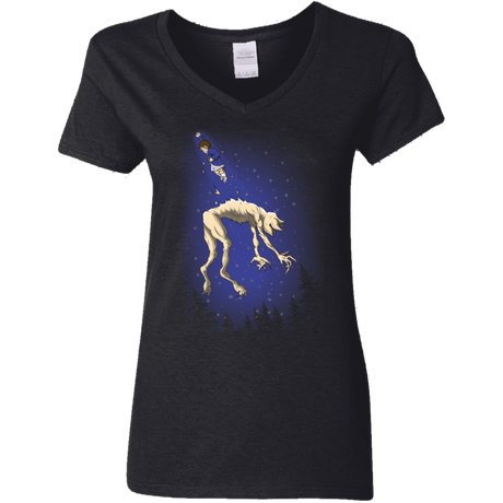 T-Shirts Black / S Eleven vs Demogorgon Women's V-Neck T-Shirt