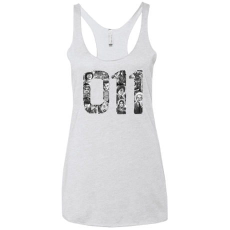 T-Shirts Heather White / X-Small Eleven Women's Triblend Racerback Tank