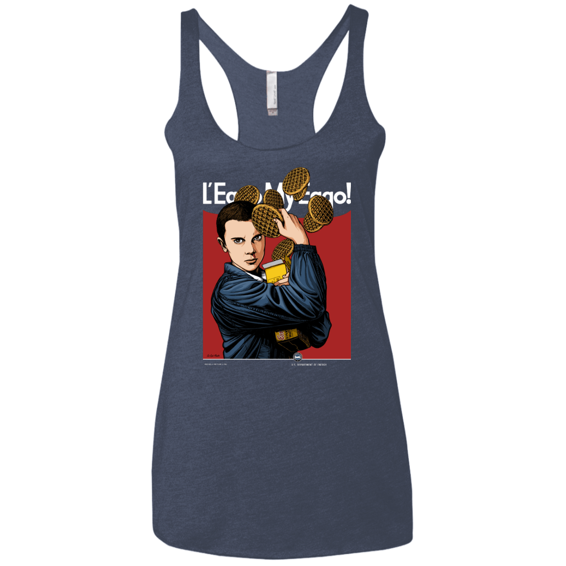 T-Shirts Vintage Navy / X-Small Eleven Women's Triblend Racerback Tank