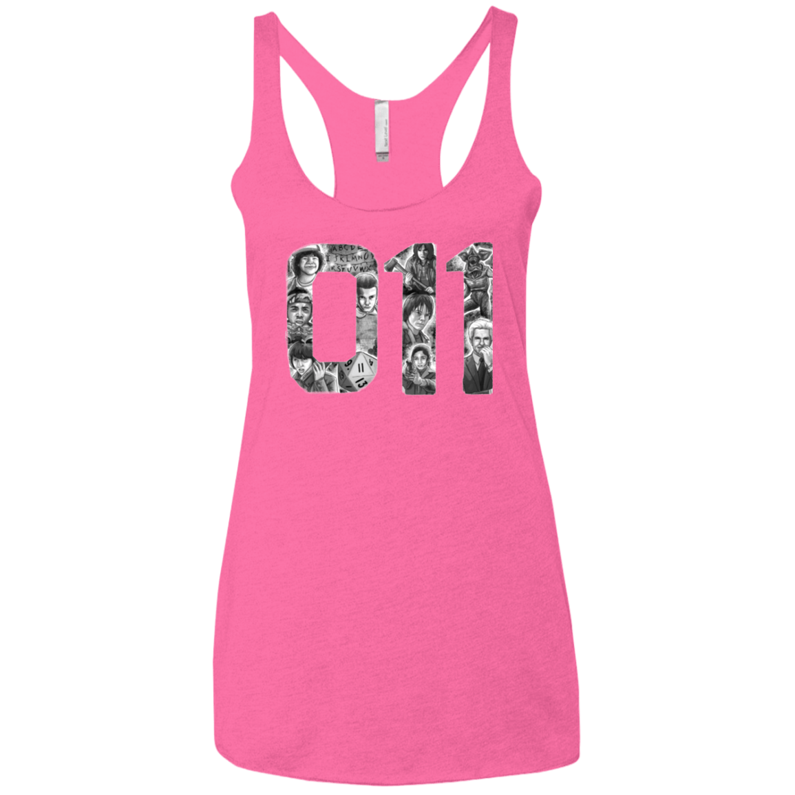 T-Shirts Vintage Pink / X-Small Eleven Women's Triblend Racerback Tank