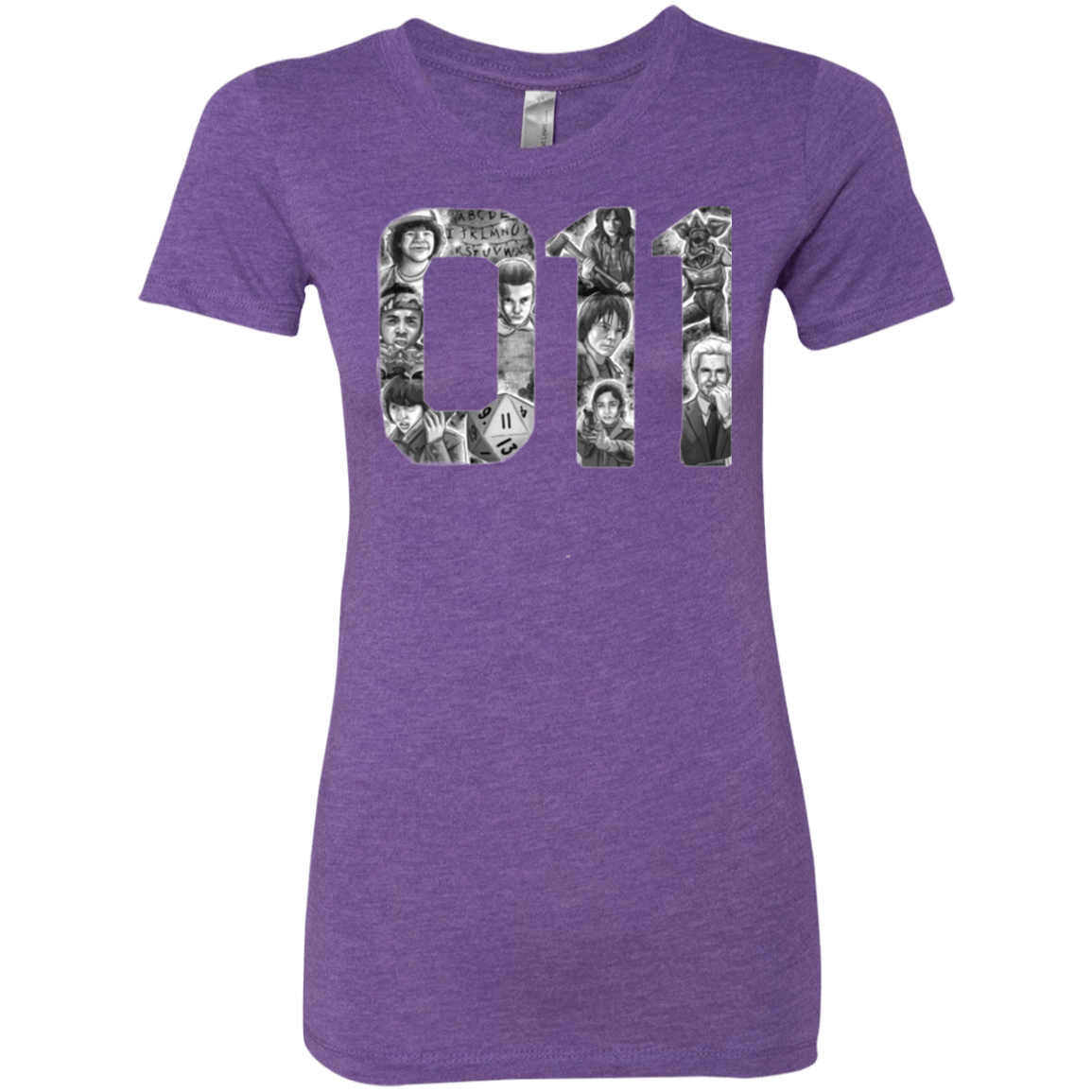 T-Shirts Purple Rush / Small Eleven Women's Triblend T-Shirt
