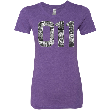 T-Shirts Purple Rush / Small Eleven Women's Triblend T-Shirt