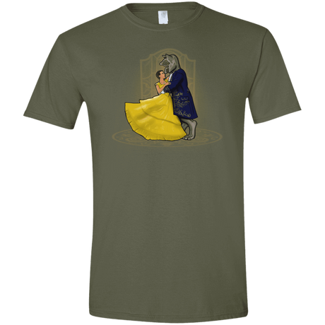 T-Shirts Military Green / S Eleveny the Beast Men's Semi-Fitted Softstyle