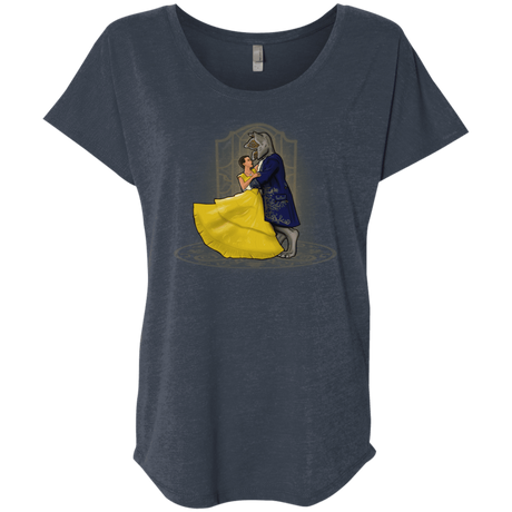 T-Shirts Vintage Navy / X-Small Eleveny the Beast Triblend Dolman Sleeve