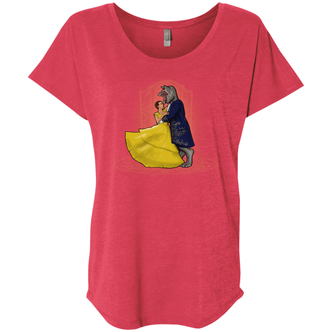 T-Shirts Vintage Red / X-Small Eleveny the Beast Triblend Dolman Sleeve