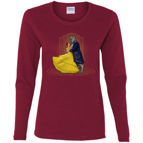 T-Shirts Cardinal / S Eleveny the Beast Women's Long Sleeve T-Shirt