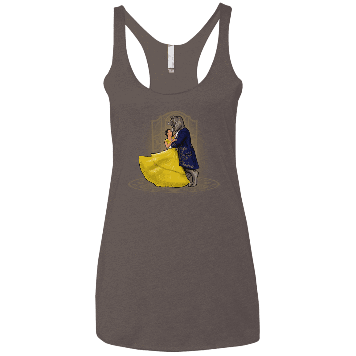 T-Shirts Macchiato / X-Small Eleveny the Beast Women's Triblend Racerback Tank