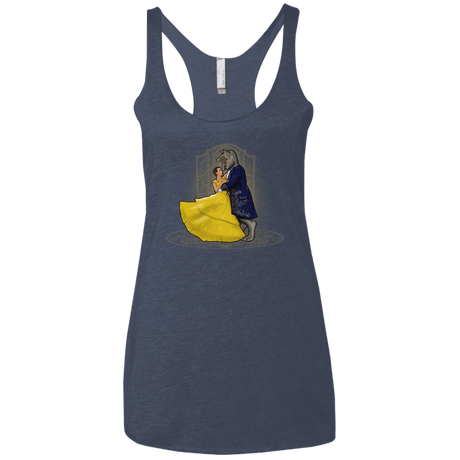 T-Shirts Vintage Navy / X-Small Eleveny the Beast Women's Triblend Racerback Tank