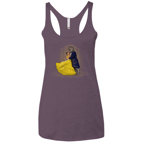 T-Shirts Vintage Purple / X-Small Eleveny the Beast Women's Triblend Racerback Tank