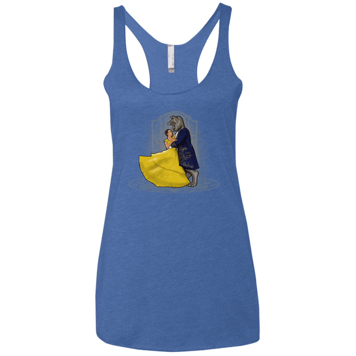 T-Shirts Vintage Royal / X-Small Eleveny the Beast Women's Triblend Racerback Tank