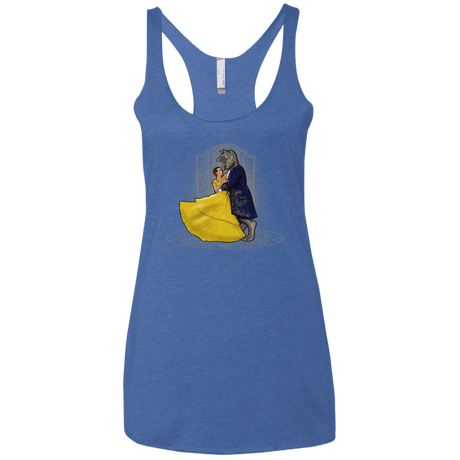 T-Shirts Vintage Royal / X-Small Eleveny the Beast Women's Triblend Racerback Tank
