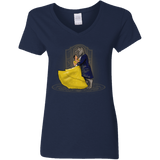 T-Shirts Navy / S Eleveny the Beast Women's V-Neck T-Shirt