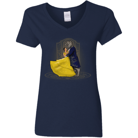 T-Shirts Navy / S Eleveny the Beast Women's V-Neck T-Shirt