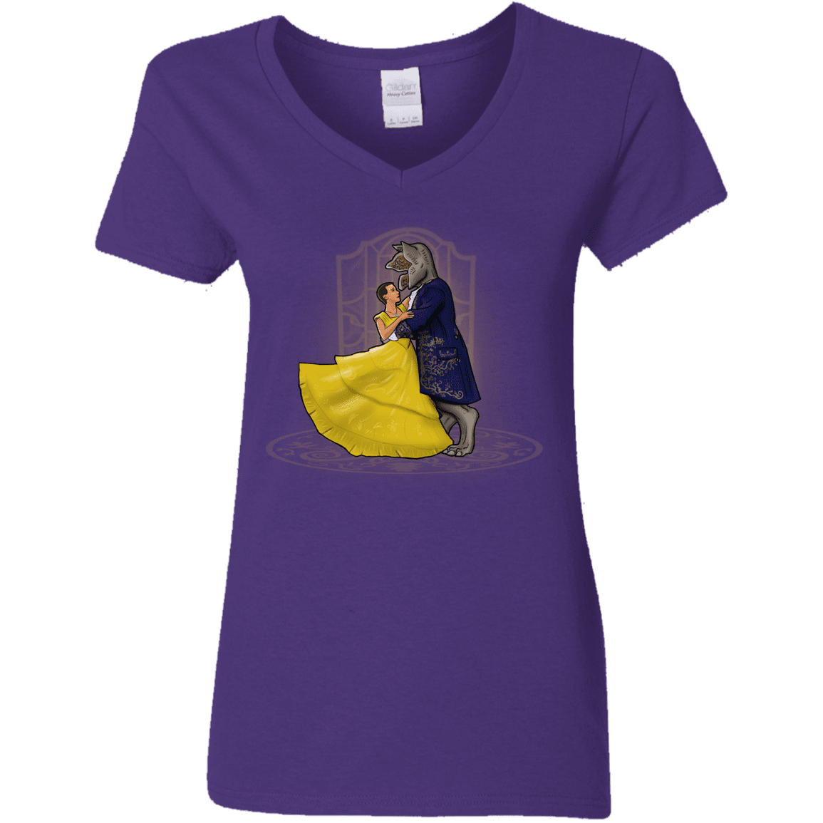 T-Shirts Purple / S Eleveny the Beast Women's V-Neck T-Shirt