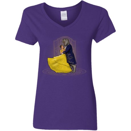 T-Shirts Purple / S Eleveny the Beast Women's V-Neck T-Shirt