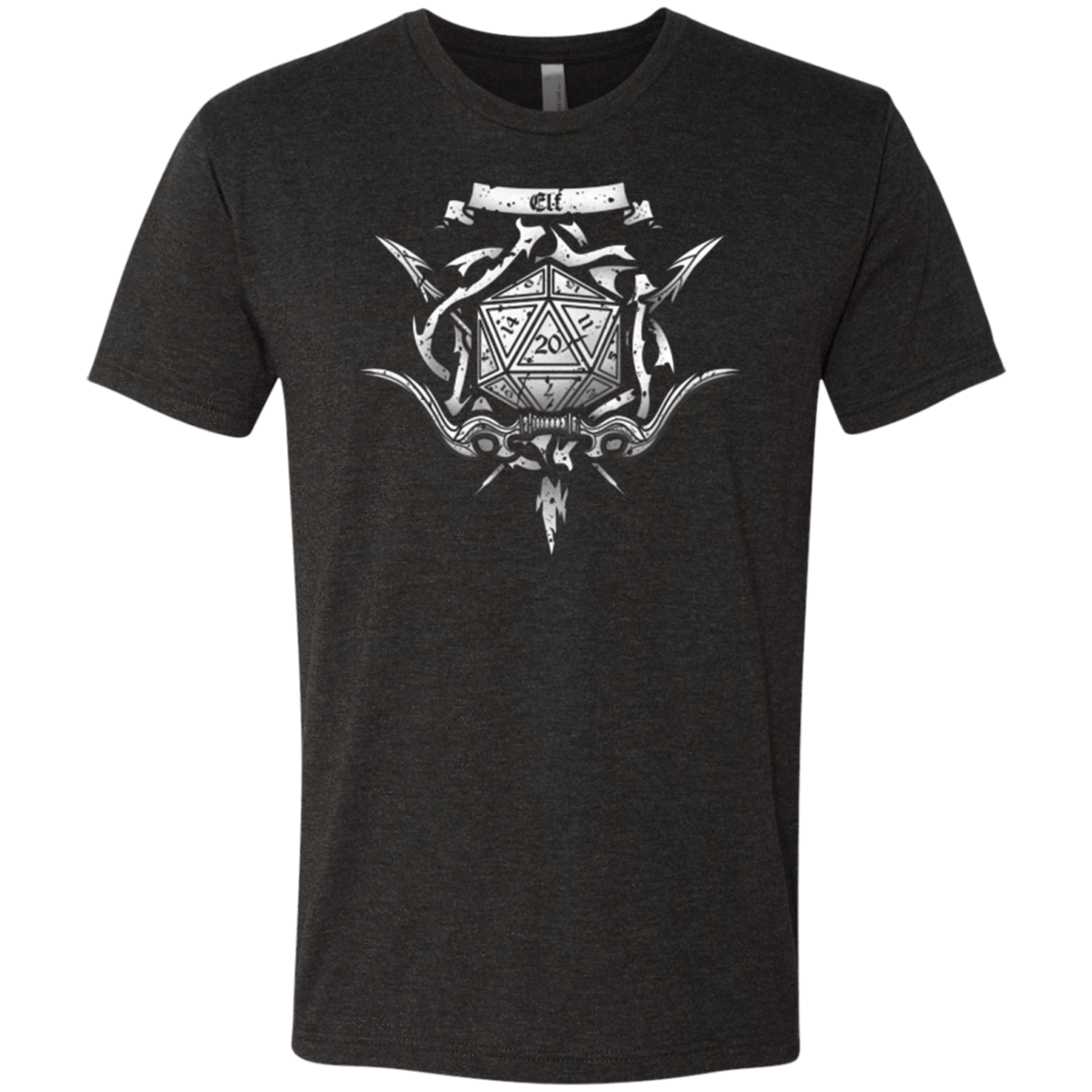 T-Shirts Vintage Black / Small Elf Crest Men's Triblend T-Shirt