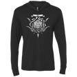 T-Shirts Vintage Black / X-Small Elf Crest Triblend Long Sleeve Hoodie Tee