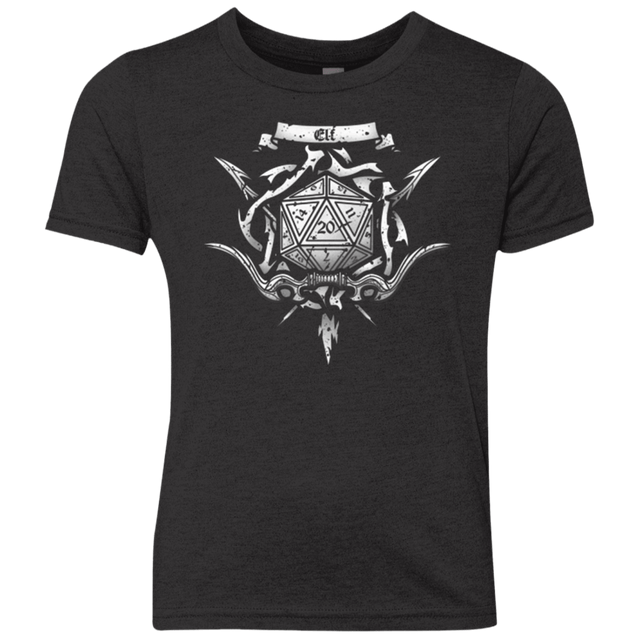 T-Shirts Vintage Black / YXS Elf Crest Youth Triblend T-Shirt
