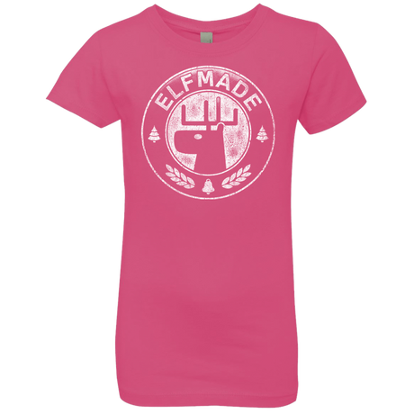 T-Shirts Hot Pink / YXS Elf Made Girls Premium T-Shirt