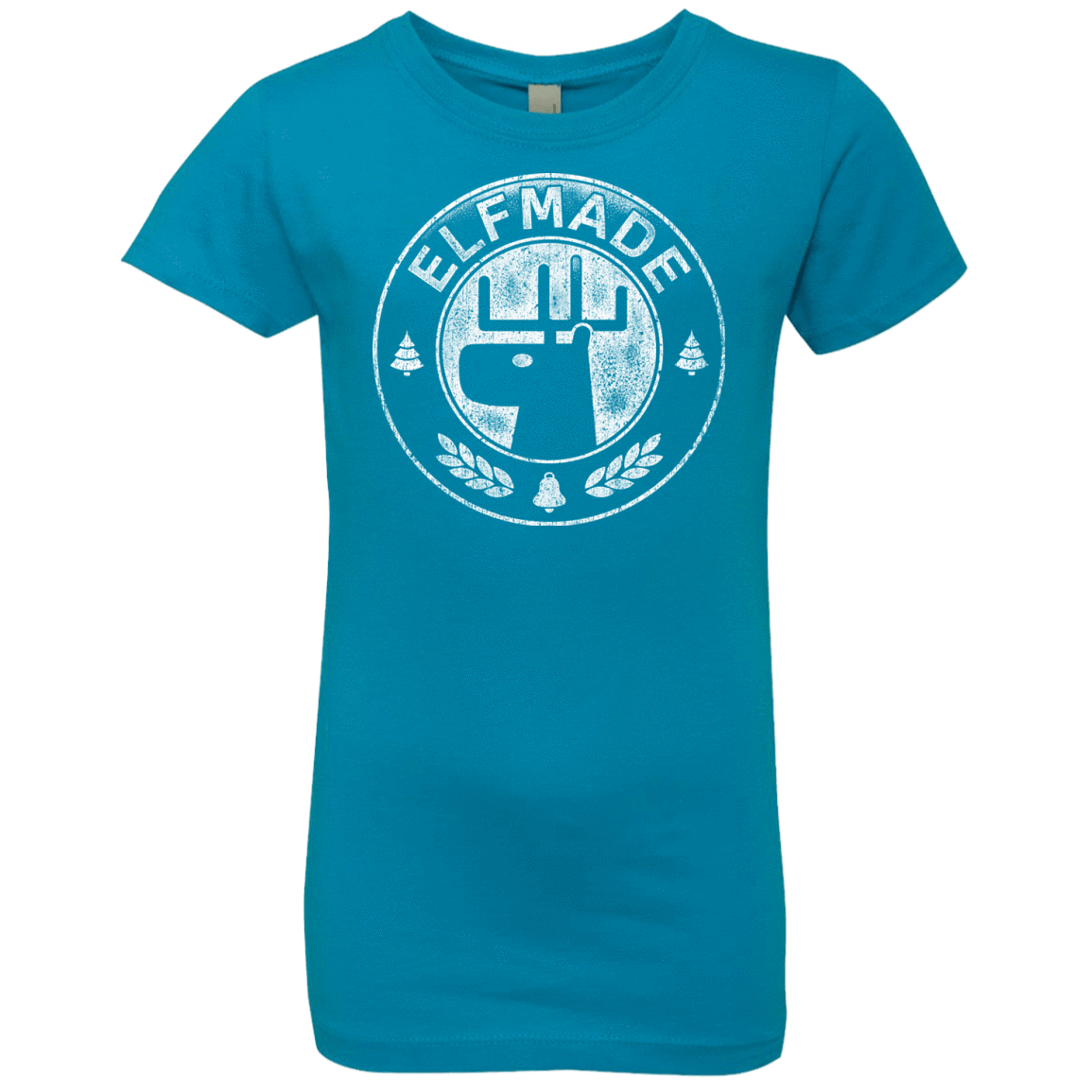 T-Shirts Turquoise / YXS Elf Made Girls Premium T-Shirt