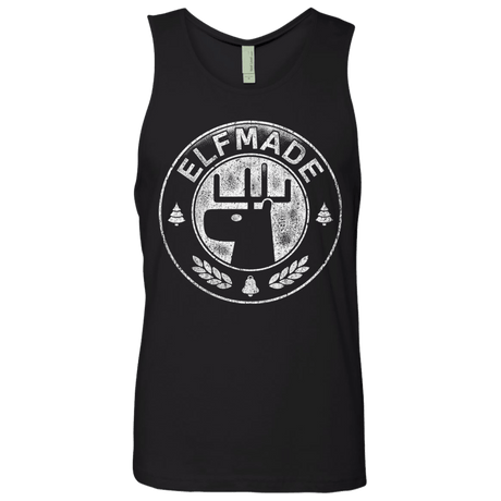 T-Shirts Black / Small Elf Made Men's Premium Tank Top