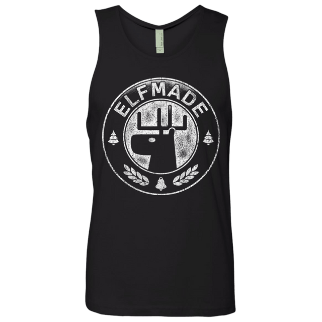 T-Shirts Black / Small Elf Made Men's Premium Tank Top