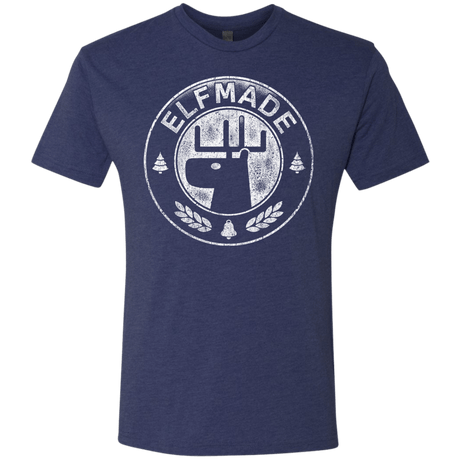T-Shirts Vintage Navy / Small Elf Made Men's Triblend T-Shirt