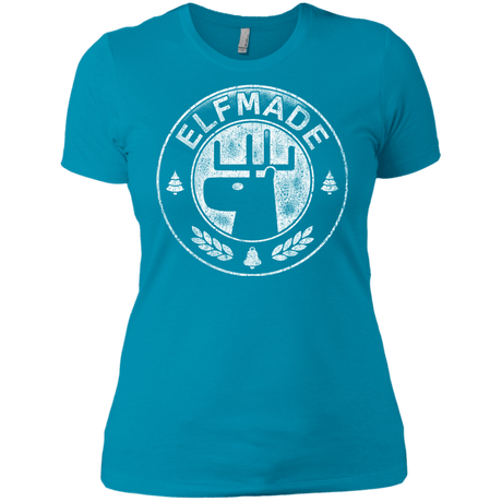 T-Shirts Turquoise / X-Small Elf Made Women's Premium T-Shirt