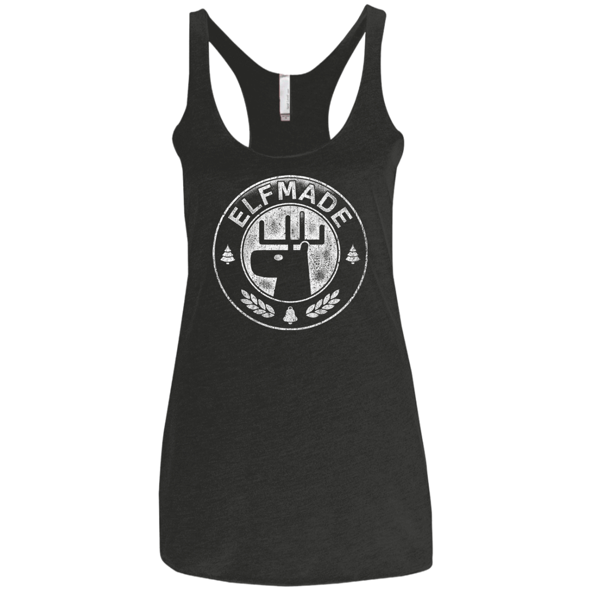 T-Shirts Vintage Black / X-Small Elf Made Women's Triblend Racerback Tank