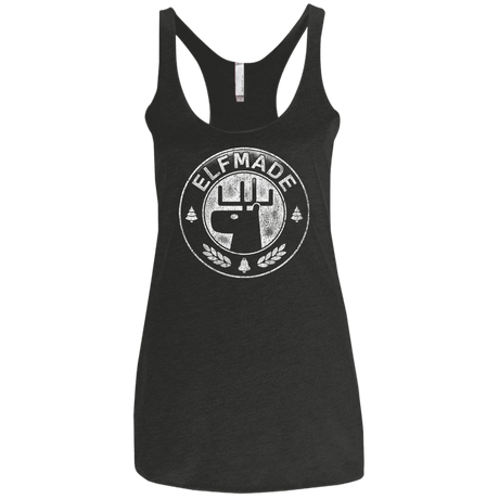 T-Shirts Vintage Black / X-Small Elf Made Women's Triblend Racerback Tank