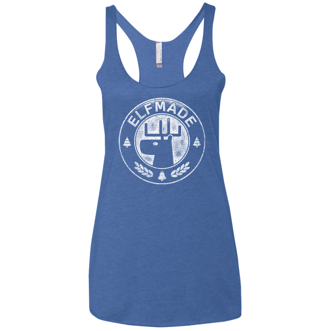 T-Shirts Vintage Royal / X-Small Elf Made Women's Triblend Racerback Tank