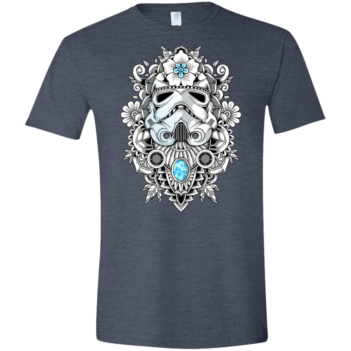 T-Shirts Heather Navy / S Elite Soldier Men's Semi-Fitted Softstyle