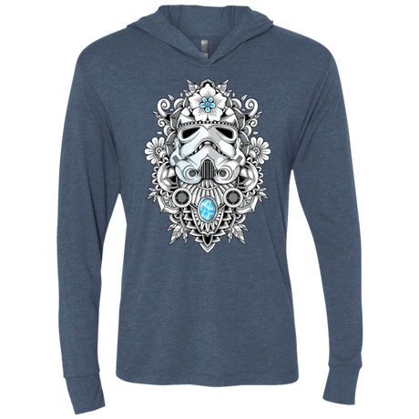 T-Shirts Indigo / X-Small Elite Soldier Triblend Long Sleeve Hoodie Tee