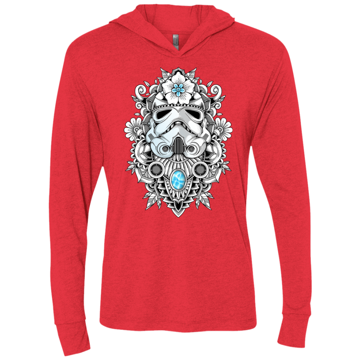 T-Shirts Vintage Red / X-Small Elite Soldier Triblend Long Sleeve Hoodie Tee