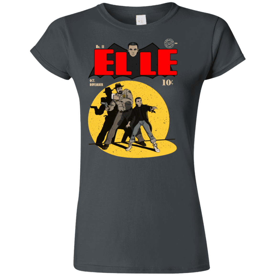 T-Shirts Charcoal / S Elle N11 Junior Slimmer-Fit T-Shirt