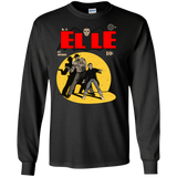 T-Shirts Black / S Elle N11 Men's Long Sleeve T-Shirt