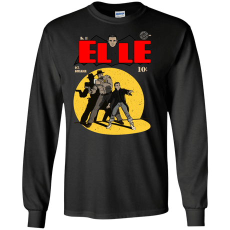 T-Shirts Black / S Elle N11 Men's Long Sleeve T-Shirt