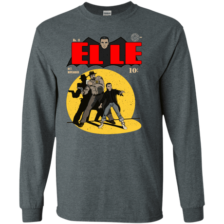 T-Shirts Dark Heather / S Elle N11 Men's Long Sleeve T-Shirt